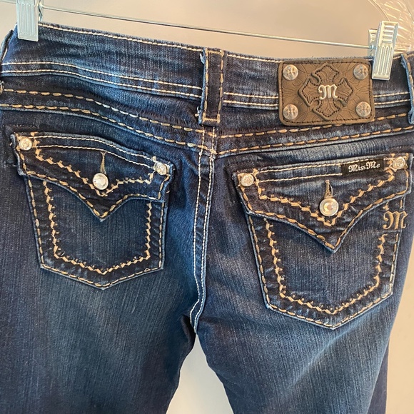 NWT Woman's Miss Me Boot Cut Denim Jeans with Bling JS5014B89 - Size 30 - Picture 9 of 13